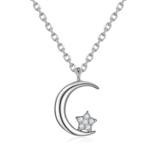 Wholesale Price Sterling Silver Moon Pendant